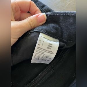 American eagle, ripped skinny jeans, size 2, stretchy, high wasted
